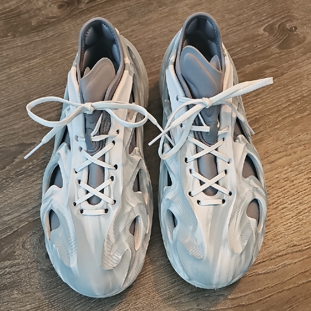 Adidas Originals Adifom Q Men’s Shoes Size 12.5 Gray Blue | Foam Exoskeleton